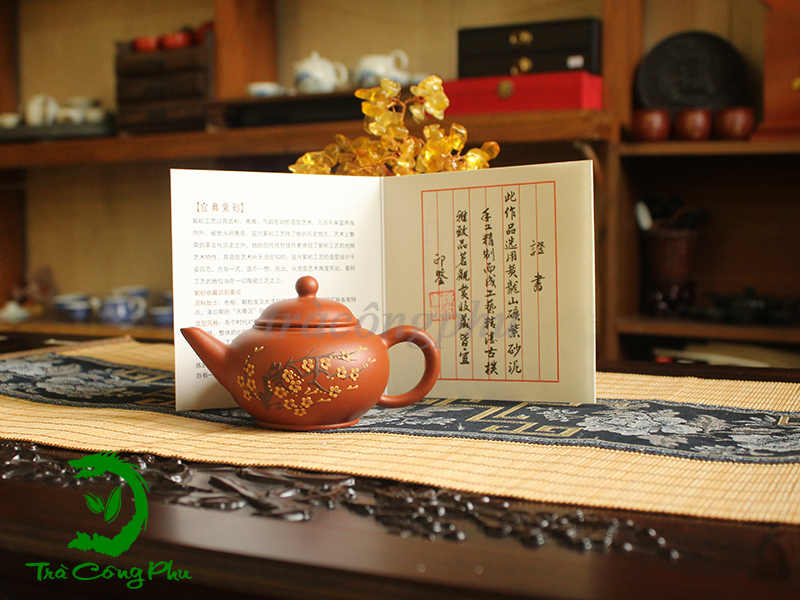 Ấm Tử Sa Thủy Bình Mai Hoa - ATS1306